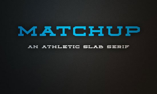 Matchup 免費(fèi)字體下載 - 設(shè)計(jì)達(dá)人網(wǎng)