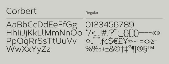 Corbert 免費(fèi)字體下載 - 設(shè)計(jì)達(dá)人網(wǎng)