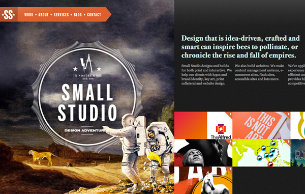 Small Studio Flat Website Design