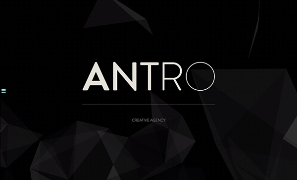 ANTRO Flat Website Design