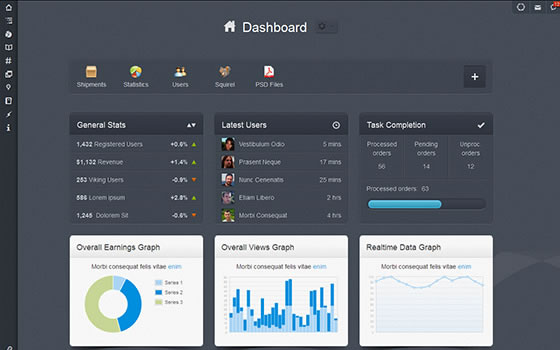 Photon UI Responsive Admin Panel Theme