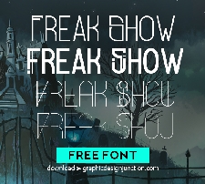 Freak Show Free Font