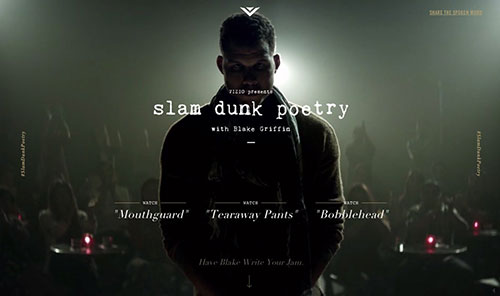 Slam Dunk Poetry 網(wǎng)頁設(shè)計(jì)欣賞