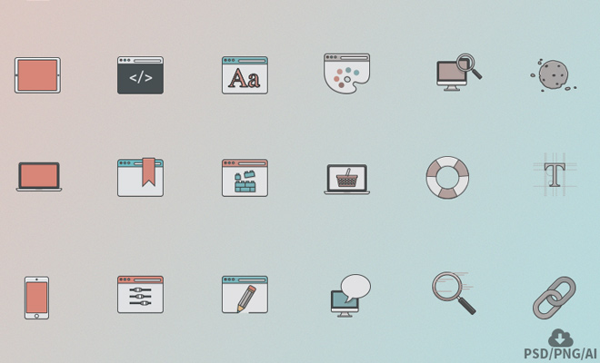 web design iconset 