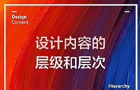 
設計內容的層級和層次