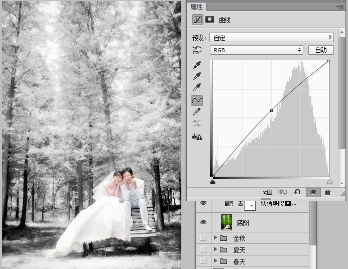 Photoshop調(diào)出婚紗外景春夏秋冬四季結(jié)果,破洛洛